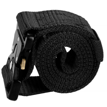 Curea centura Tactical Combat pentru barbati 3.5 x 125 cm, rezistent, negru [9]