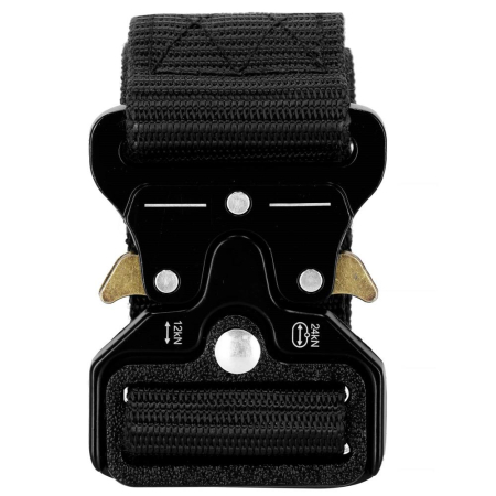 Curea centura Tactical Combat pentru barbati 3.5 x 125 cm, rezistent, negru [10]