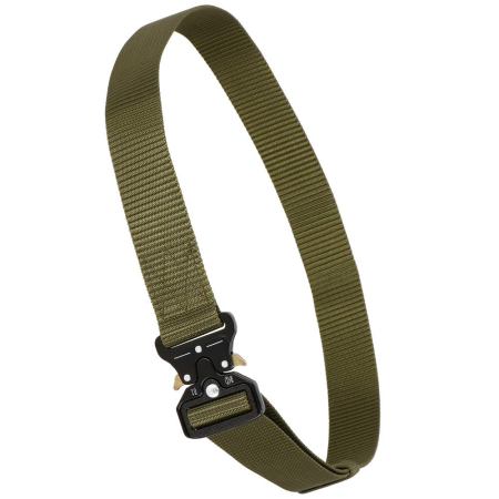 Curea centura Tactical Combat pentru barbati 3.5 x 125 cm, rezistent, verde [2]