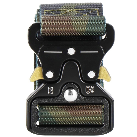 Curea centura Tactical Combat pentru barbati 3.7x125cm, rezistent, verde camuflaj [15]