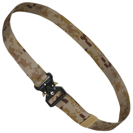 Curea centura Tactical Combat pentru barbati 3.7x125cm, rezistent, verde deschis camuflaj [3]