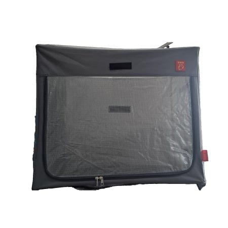 ✨TOATE PRODUSELE✨ - Cusca Animale pentru Uscare Blana, , din Textil, Fereastra Transparenta, 53 x 36 x 42 cm, Gri