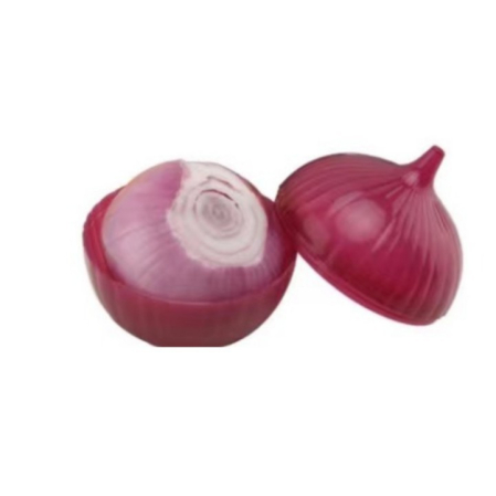 Cutie Alimentara, , Model Ceapa, din Plastic, 11 x 11 x 12 cm, 500 ml, Rosu [5]