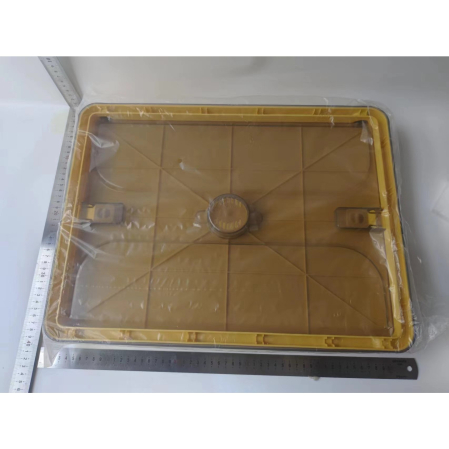 Cutie de depozitare pliabila, , Cu capac, 40 L, Plastic, 47x35x24.5 cm, Portocaliu [7]