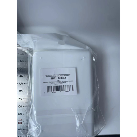 Cutie depozitare medicamente, 7 compartimente sigilate individual, pliabila, portabila, , Alb/Albastru [4]