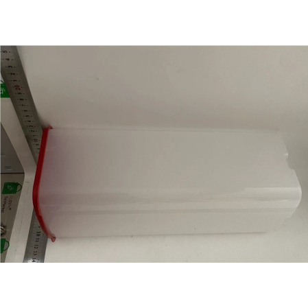 Cutie Depozitare Paine, , din Plastic, 34 x 13 cm, Pastreaza Prospetimea, Capac Rosu [1]