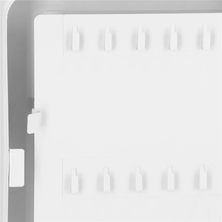 Cutie metalica din otel pentru 48 chei, echipata, 25x20x7.5cm, alba [11]