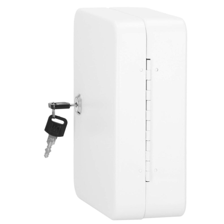 Cutie metalica din otel pentru 48 chei, echipata, 25x20x7.5cm, alba [10]