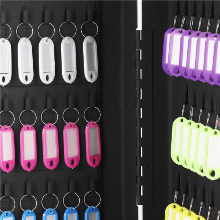 Cutie metalica din otel pentru 48 chei, echipata, 30x24x7.5cm, neagra [6]