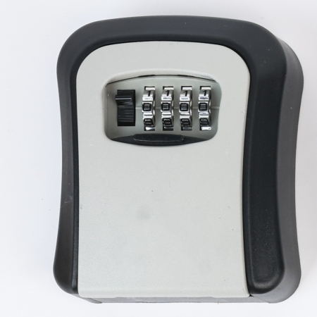 Cutie pentru Chei cu Parola, , din Aliaj de Aluminiu si Plastic, Cod din 4 Cifre, Impermeabila, Gri [5]
