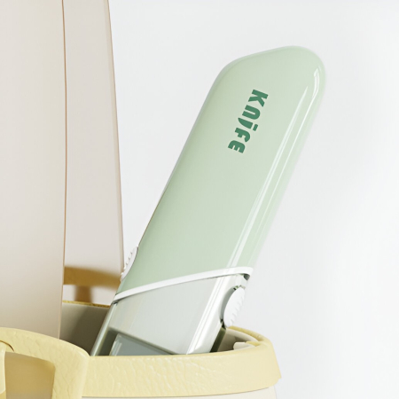 Cutit de Fructe Multifunctional, , Razatoare, Curatator Fructe-Legume, Deschizator de Sticle, 18.1x3.8x2cm, Verde [1]