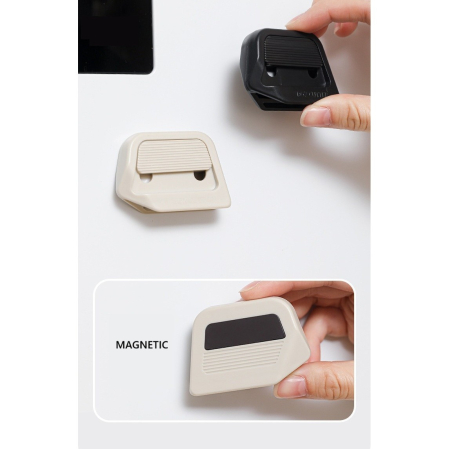 Cutter Portabil, , din ABS, Magnetic, Lama Ceramica, Autoretractabila, Universal, Negru [3]