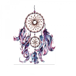 Sticker Autocolant Pentru Usa sau Perete Dreamcatcher si Energie Pozitiva [8]