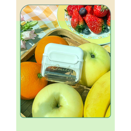 Decojitor/Curatator manual de legume si fructe, , portabil, cu magnet, doua lame, Inox, Alb, 6.7x6x1.6 cm [1]