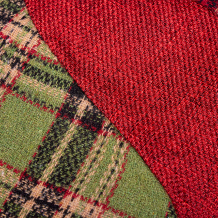 Decoratiune Craciun, soseta pentru cadouri cu Mos Craciun 42cm, rosu [3]