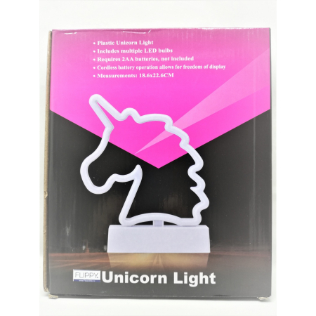 Decoratiune Luminoasa cu Baterii Unicorn 25 cm Alb Rece [3]