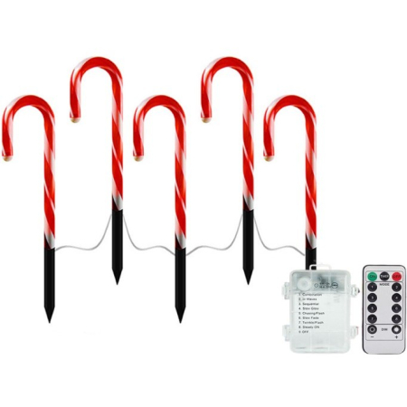 ✨TOATE PRODUSELE✨ - Decoratiune luminoasa pentru Craciun pe baterii, Acadele, pentru exterior, 28 cm