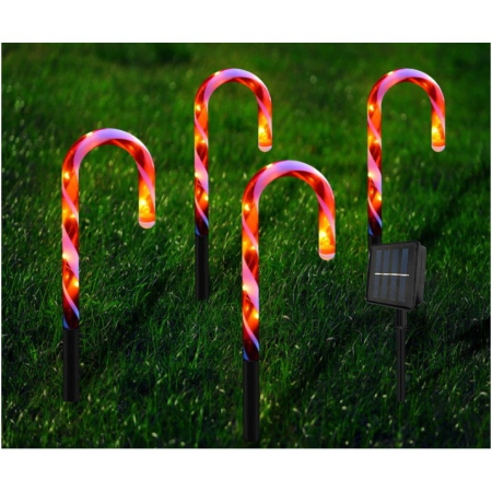 Decoratiune luminoasa pentru Craciun pe baterii, Acadele, pentru exterior, 28 cm [5]