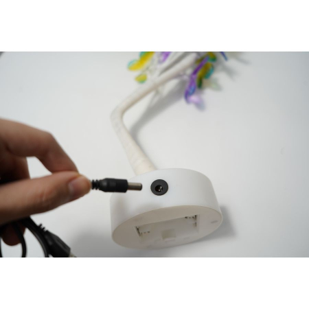 Decoratiune luminoasa, , Tip copac cu fluturi, cu baterii/USB [3]