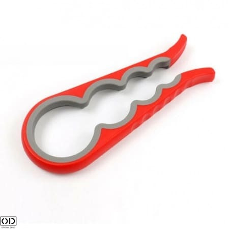 Desfacator pentru Capace de Sticle si Borcane, 4 Marimi Universale pentru Desfacut, Plastic PVC, Negru [4]