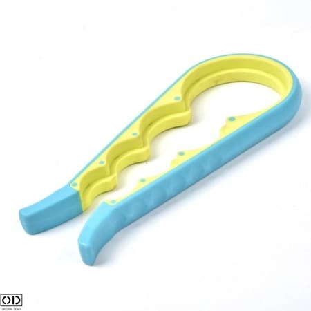 Desfacator pentru Capace de Sticle si Borcane, 4 Marimi Universale pentru Desfacut, Plastic PVC, Negru [1]