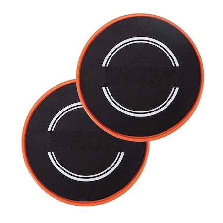 Set 2x Discuri Alunecare pentru Antrenament Sportiv Fitness, Usoare si Portabile, 18cm Premium [0]