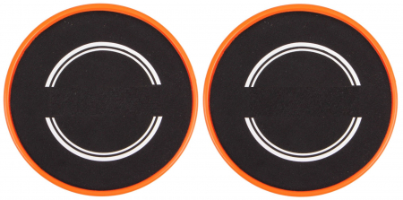 Set 2x Discuri Alunecare pentru Antrenament Sportiv Fitness, Usoare si Portabile, 18cm Premium [2]