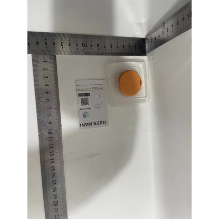 Dispozitiv Anti Pierdere Inteligent, , conexiune Bluetooth, Dispozitiv Anti Pierdere pentru accesorii, Baterie si Manual de Utilizare Incluse 38 x 38 x 7 mm, Portocaliu [3]