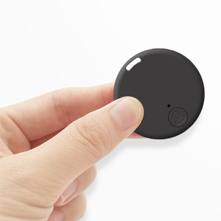 Dispozitiv Anti Pierdere Inteligent, , conexiune Bluetooth, Dispozitiv Anti Pierdere pentru accesorii, Baterie si Manual de Utilizare Incluse 38 x 38 x 7 mm, Negru [1]