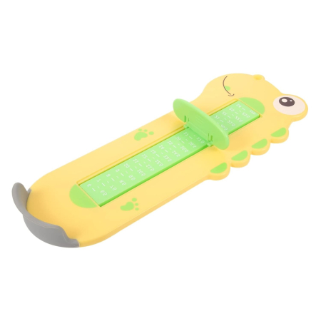 Dispozitiv de Masurat Talpa Piciorului pentru Bebelusi, , 9-24, Model Dinozaur, Galben [1]
