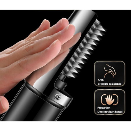 Dispozitiv Electric de Curatare Solzi Peste, , din Otel Inoxidabil, 28 x 5 cm, Negru [1]