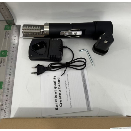 Dispozitiv Electric de Curatare Solzi Peste, , din Otel Inoxidabil, 28 x 5 cm, Negru [7]