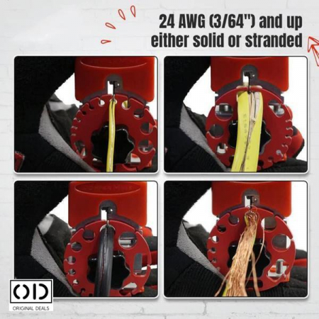 decablator dispozitiv dezizolat cabluri electrice cleste dezizolat cablu profesional dezizolator cablu dedeman cleste dezizolat Dispozitiv pentru dezizolare cabluri diferite dimensiuni Dezizolatoare [2]