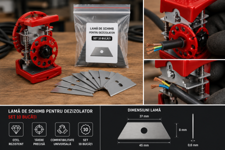 decablator dispozitiv dezizolat cabluri electrice cleste dezizolat cablu profesional dezizolator cablu dedeman cleste dezizolat Dispozitiv pentru dezizolare cabluri diferite dimensiuni Dezizolatoare [20]