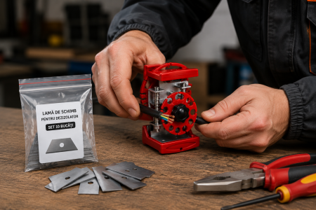 decablator dispozitiv dezizolat cabluri electrice cleste dezizolat cablu profesional dezizolator cablu dedeman cleste dezizolat Dispozitiv pentru dezizolare cabluri diferite dimensiuni Dezizolatoare [3]