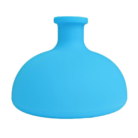 Articole pentru copii - Dispozitiv Terapeutic Sputa, , Cupa pentru Terapie Toracica, Dispozitiv de Eructare, pentru Sugari si Copii, 7.5 x 6 cm, din Silicon, Albastru