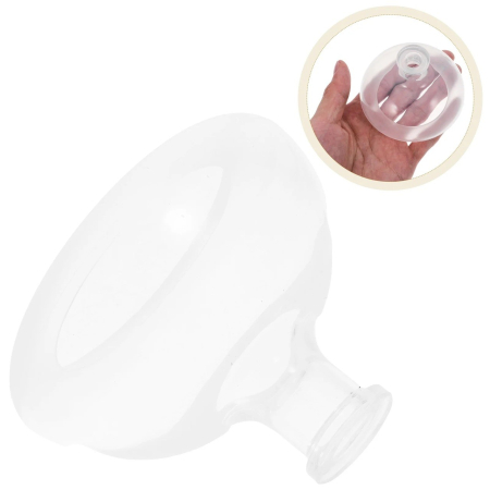 Dispozitiv Terapeutic Sputa, , Cupa pentru Terapie Toracica, Dispozitiv de Eructare, pentru Sugari si Copii, 7.5 x 6 cm, din Silicon, Transparent [1]