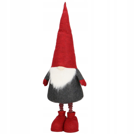 (DL) Figurina Craciun, Spiridus, picioare telescopice, inaltime extensibila 60-90cm [10]