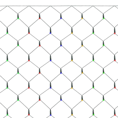 (DL) Ghirlanda luminoasa tip perdea 160 LED-uri, 2x2.6m, pentru interior/exterior, iluminare multicolor [5]