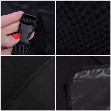 (DL) Husa auto Sersimo, protectie si transport animale, 137x147, neagra [7]