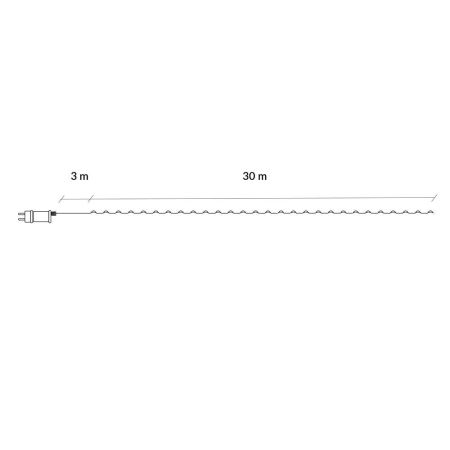 (DL) Instalatie lumina decorativa cu 300 LED-uri, telecomanda, 30m, iluminare alba [13]