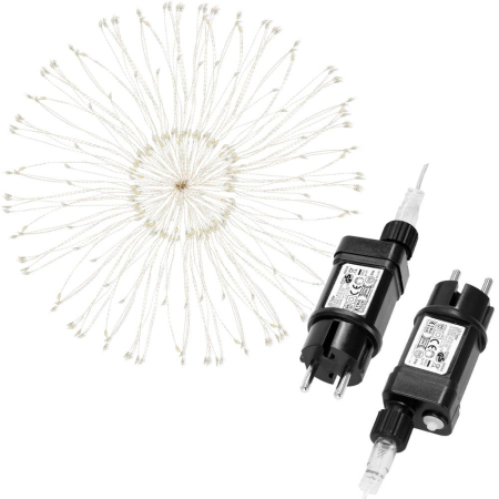 (DL) Instalatie lumina decorativa STAR cu 100 LED-uri, diametru 40cm, telecomanda, iluminare multicolora [2]