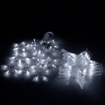 (DL) Instalatie lumina tip perdea cu 138 LED-uri, 2m, pentru interior/exterior, iluminare alb rece [1]