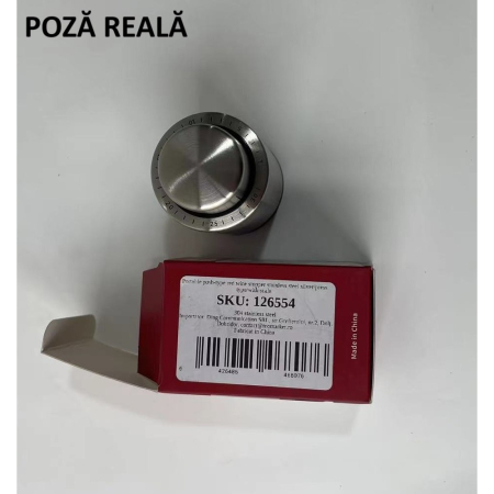 Dop de Etansare a Sticlei de Sampanie, , Data Etansare, Reutilizabil, Usor de Depozitat si Folosit, 4.5 x 4.5 x 8 cm, Gri [5]