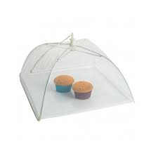 Umbrela de Protectie Impotriva Insectelor, Furnicilor si Gandacilor pentru Farfurii, Caselore si Alimente, Alb, 31cm x 31cm [1]
