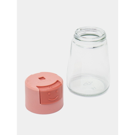 Dozator Condimente, , din Stilca, 180 ml, Rezistenta la Umidiate, 11.3 x 6.4 cm, Masura 5g, Roz [3]