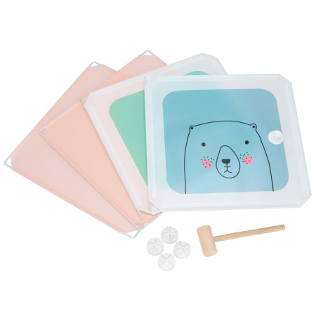 Dulap copii, modular cu 9 compartimente, PVC, 110x110x37 cm, multicolor [4]