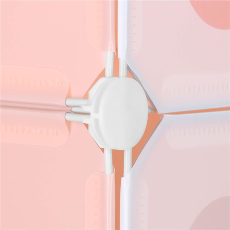 Dulap copii, modular cu 9 compartimente, PVC, 110x110x37 cm, multicolor [13]