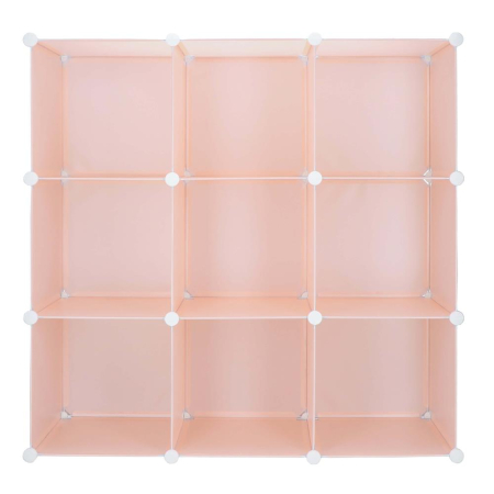 Dulap copii, modular cu 9 compartimente, PVC, 110x110x37 cm, multicolor [6]