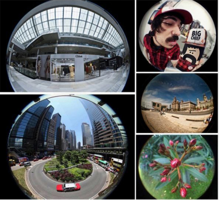 Set Lentile Profesionale 3in1 pentru Telefon sau Tableta 180 Fisheye, 10X Macro Lens, 0.65X Wide Angle Lentila Foto Video Lentile Foto Video Lentile pentru telefon Fisheye [4]